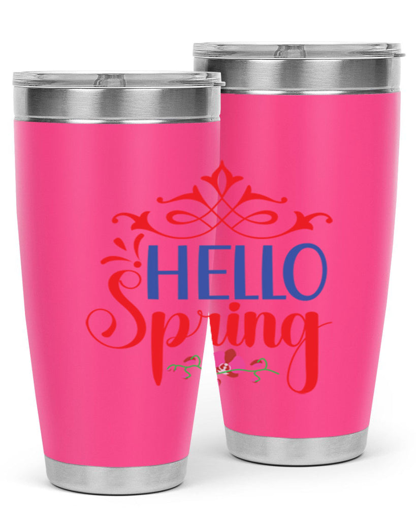 Hello Spring 211#- spring- Tumbler