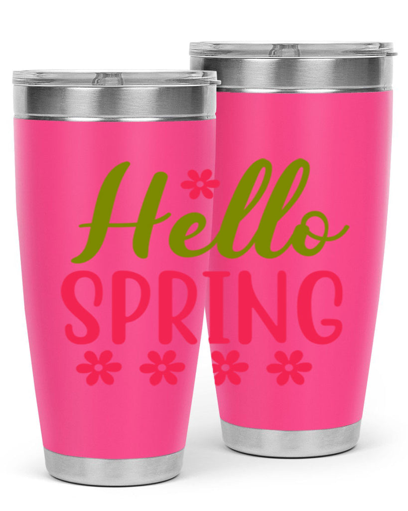 Hello Spring 213#- spring- Tumbler