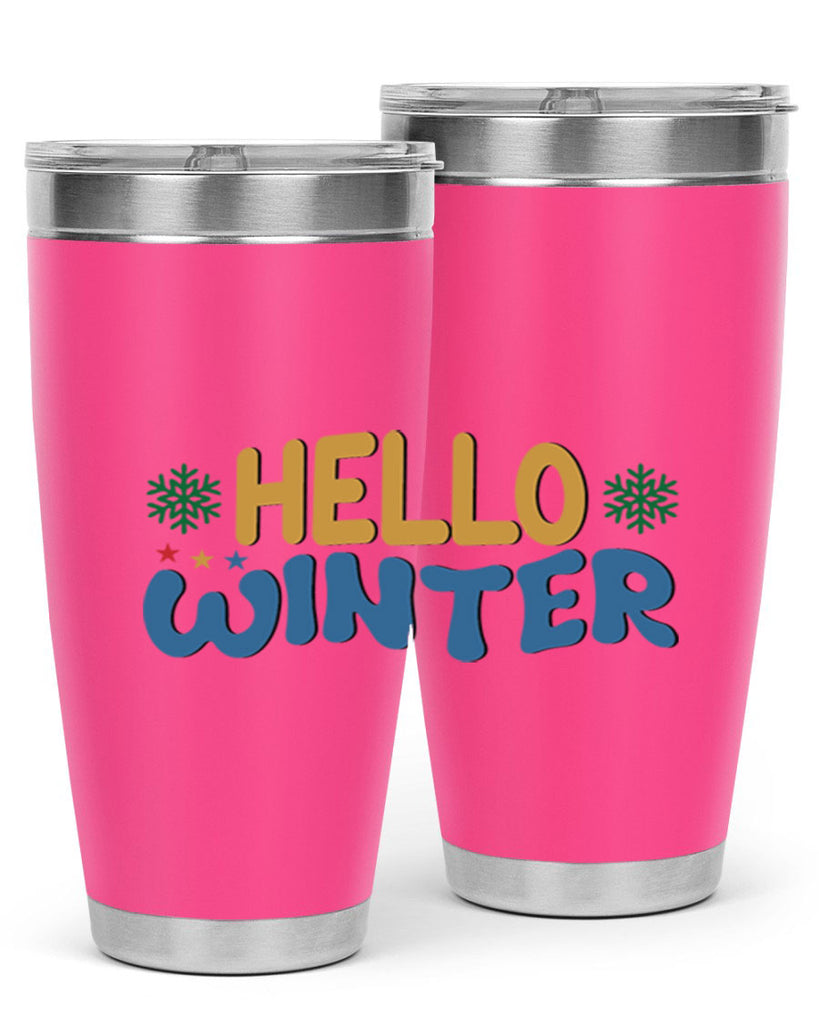 Hello Winter 181#- winter- Tumbler