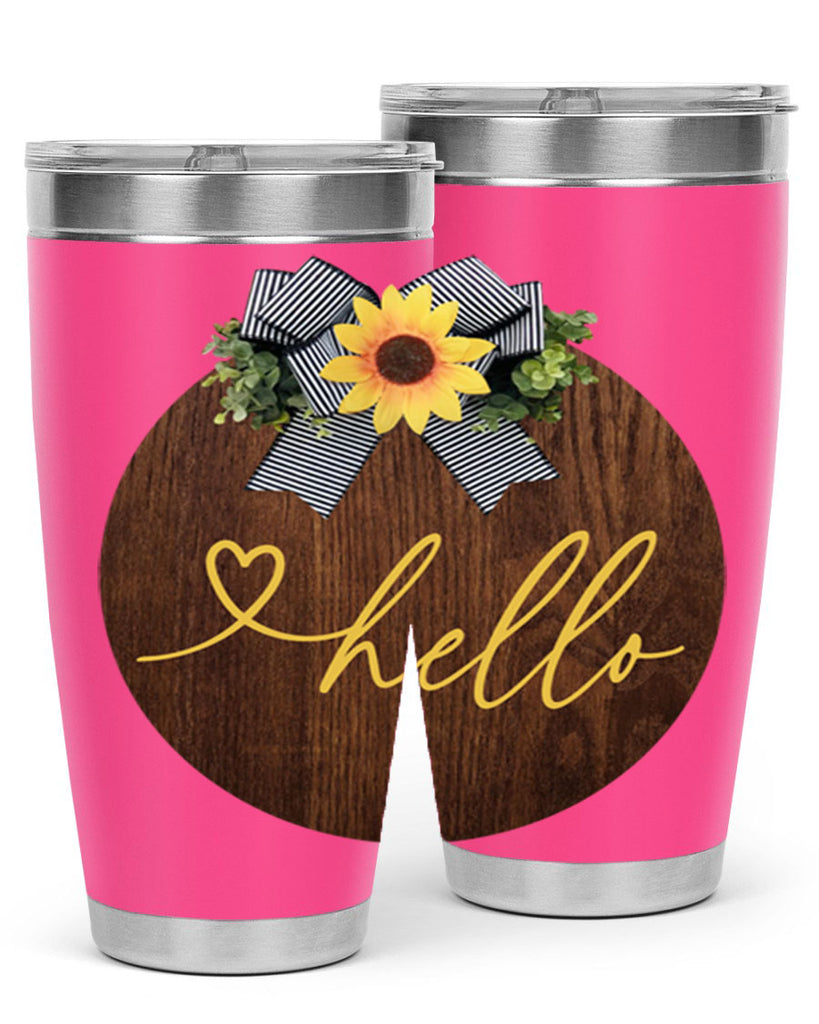 Hello heart Mockup182#- spring- Tumbler