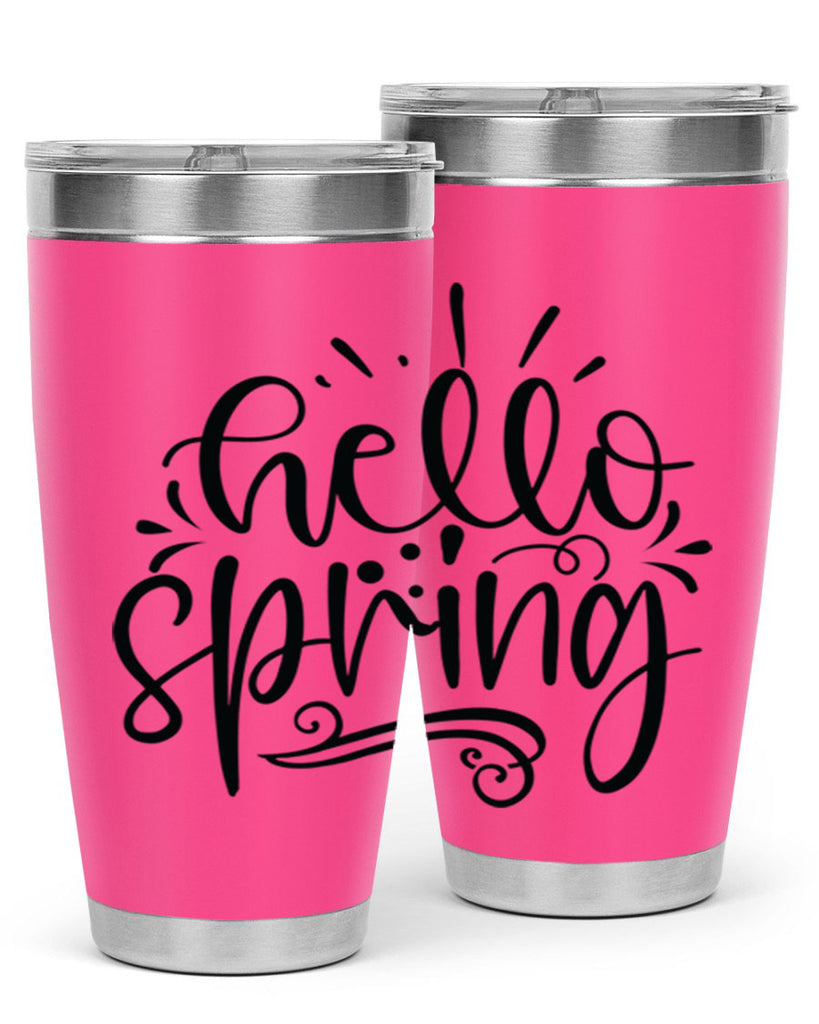 Hello spring 3#- spring- Tumbler