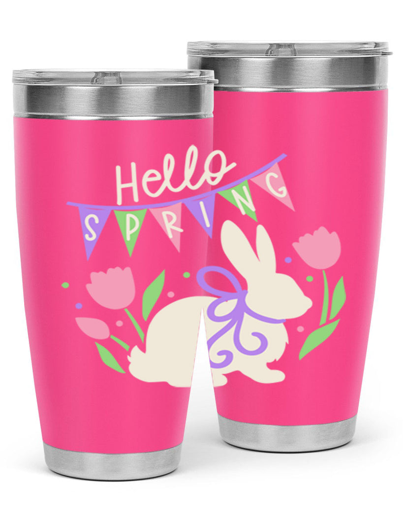 Hello spring bunny193#- spring- Tumbler