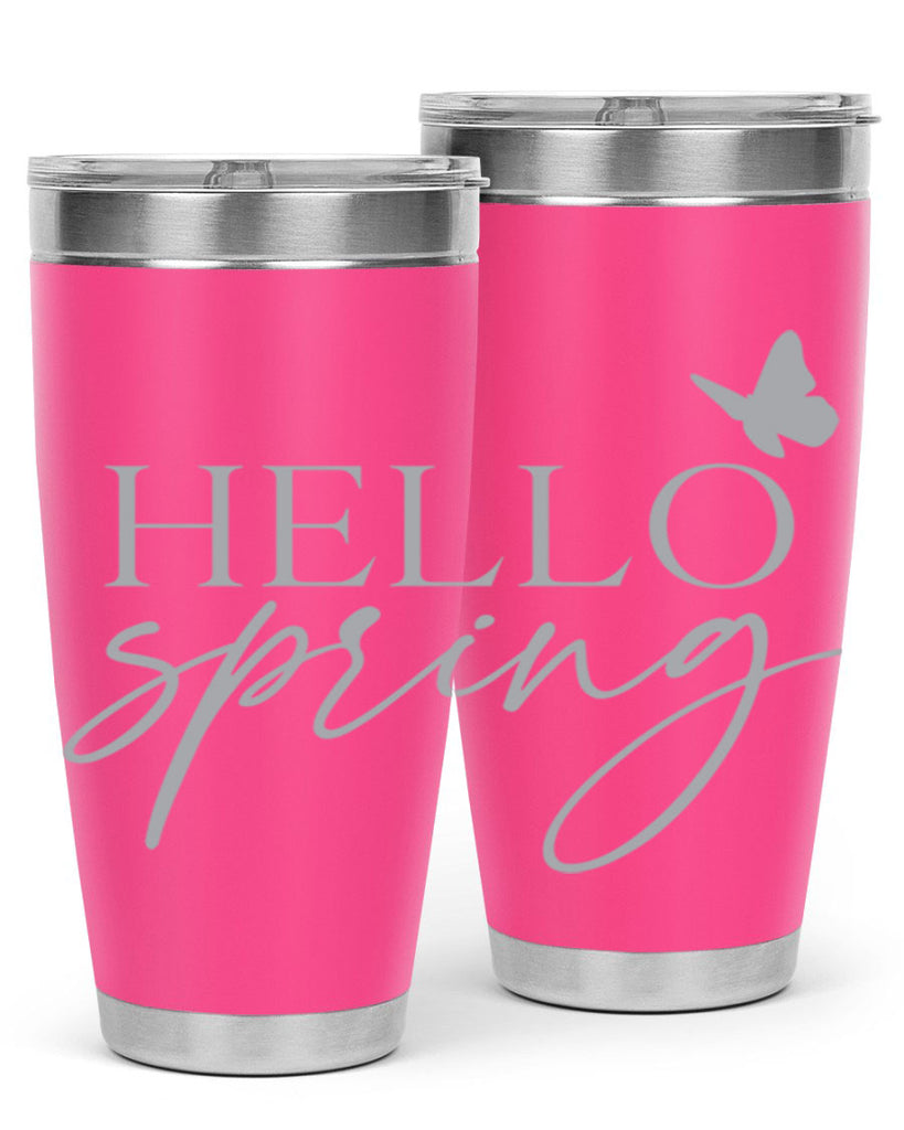 Hello spring butterfly195#- spring- Tumbler