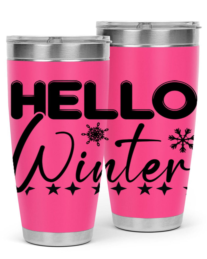 Hello winter 183#- winter- Tumbler