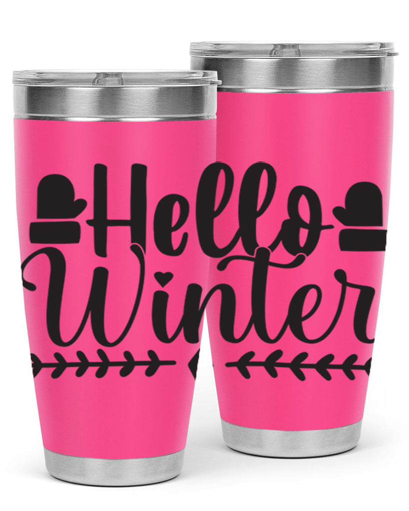 Hello winter 184#- winter- Tumbler