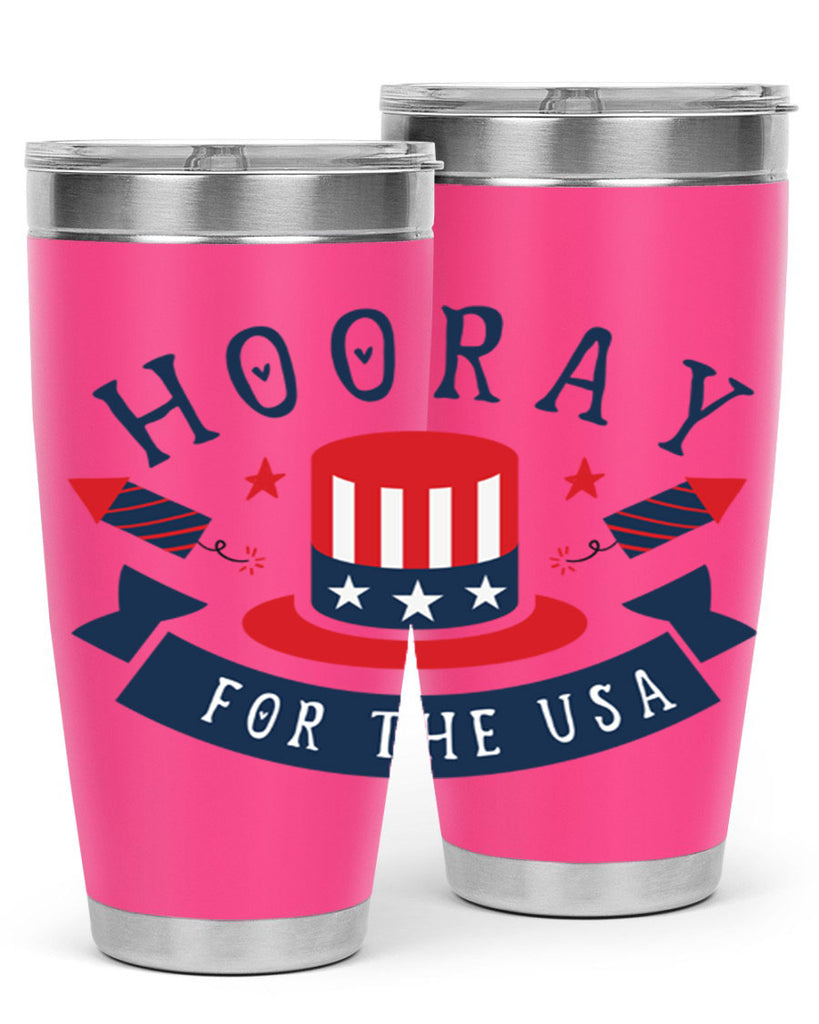 Hooray for the usa Style 42#- Fourt Of July- Tumbler