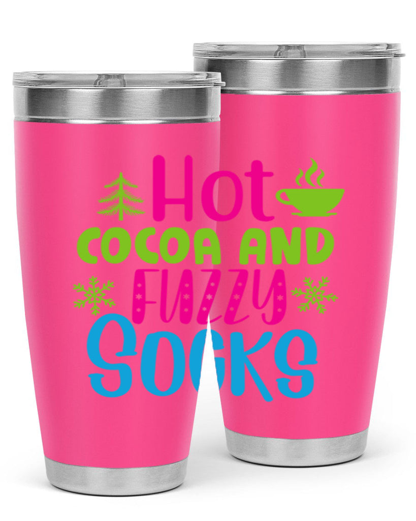 Hot Cocoa And Fuzzy Socks209#- winter- Tumbler