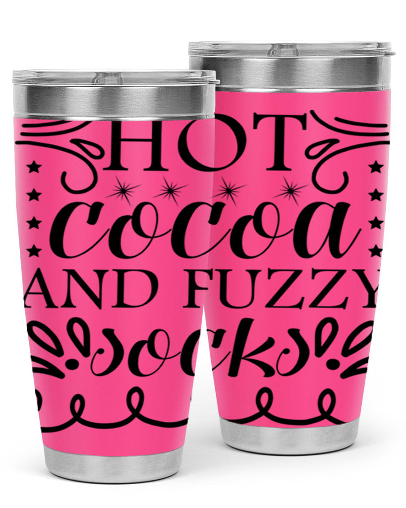 Hot Cocoa and Fuzzy Socks 217#- winter- Tumbler