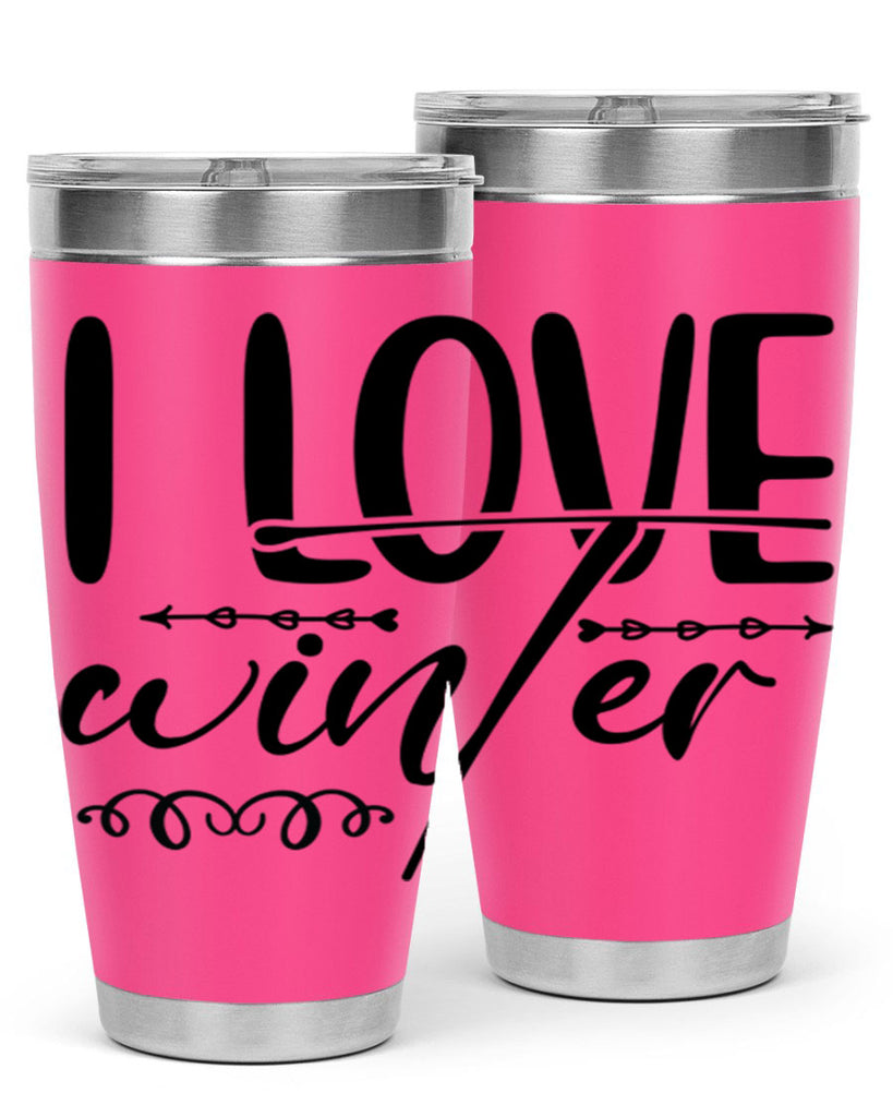 I love winter 243#- winter- Tumbler