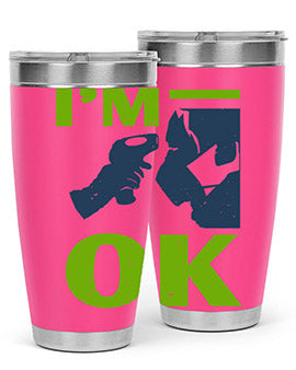 Im ok Style 30#- corona virus- Tumbler