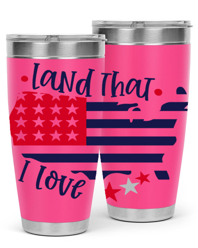 Land That I Love Style 158#- Fourt Of July- Tumbler