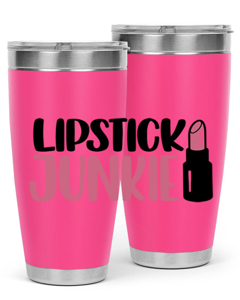Lipstick Junkie Style 56#- make up- Tumbler