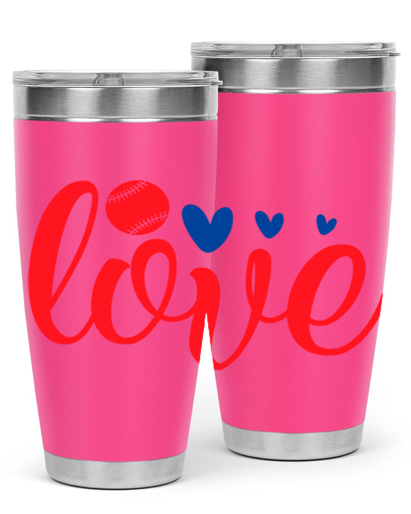 Love 2052#- baseball- Tumbler
