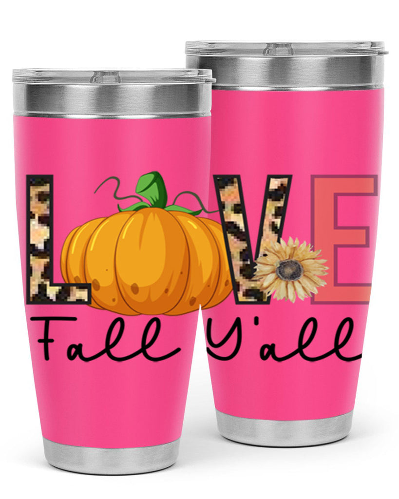 Love FALL YAll 410#- fall- Tumbler