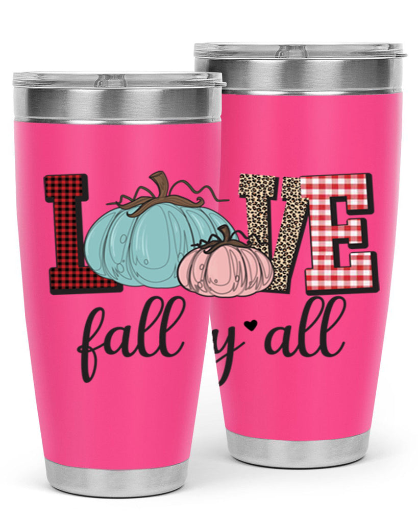 Love Fall Yall 409#- fall- Tumbler
