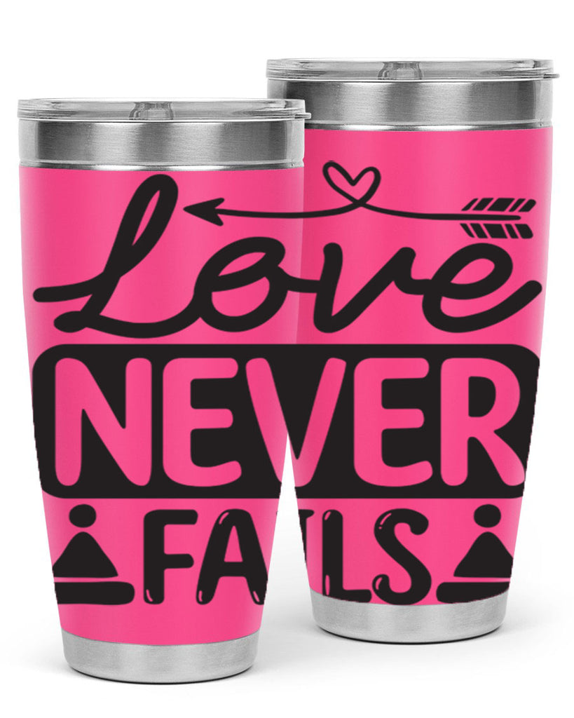 Love never fails 317#- winter- Tumbler