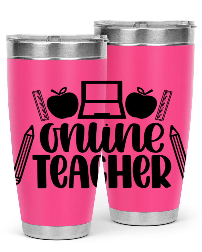 Online Teacher Style 61#- teacher- tumbler