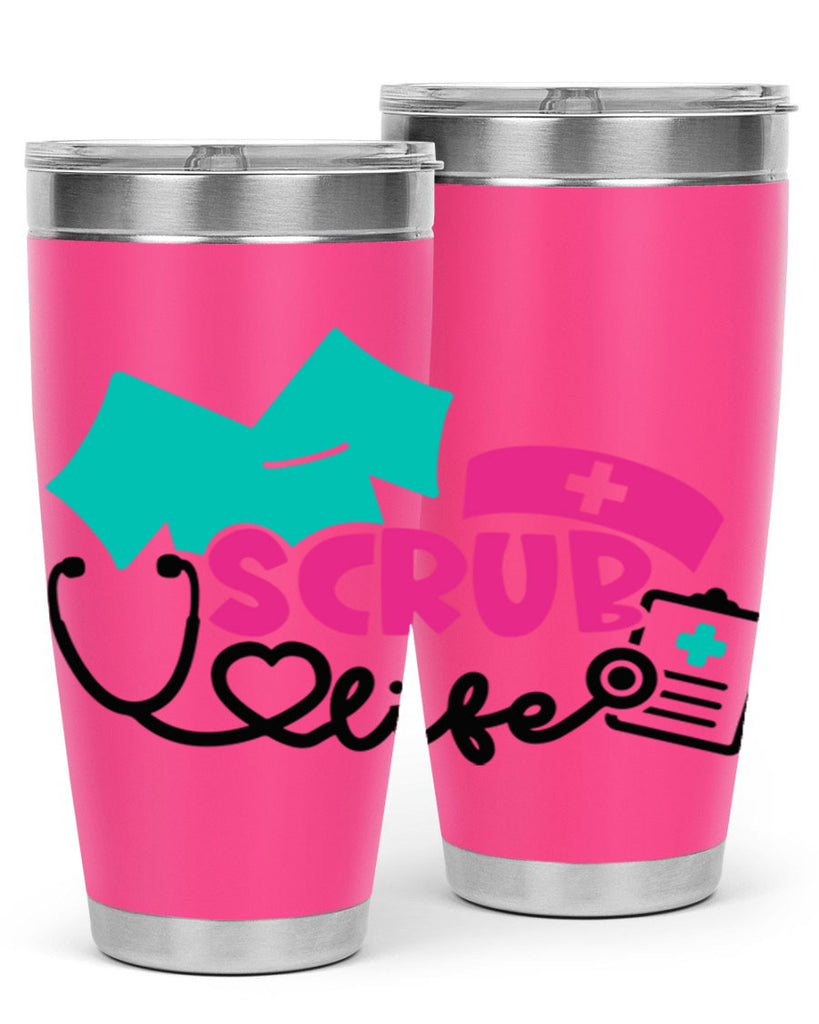 Scrub Life Style Style 47#- nurse- tumbler