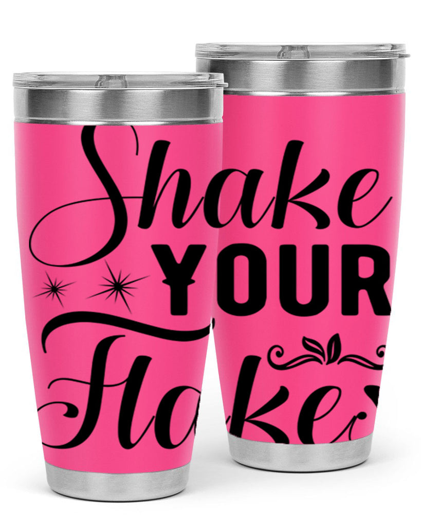 Shake Your Flakes 362#- winter- Tumbler