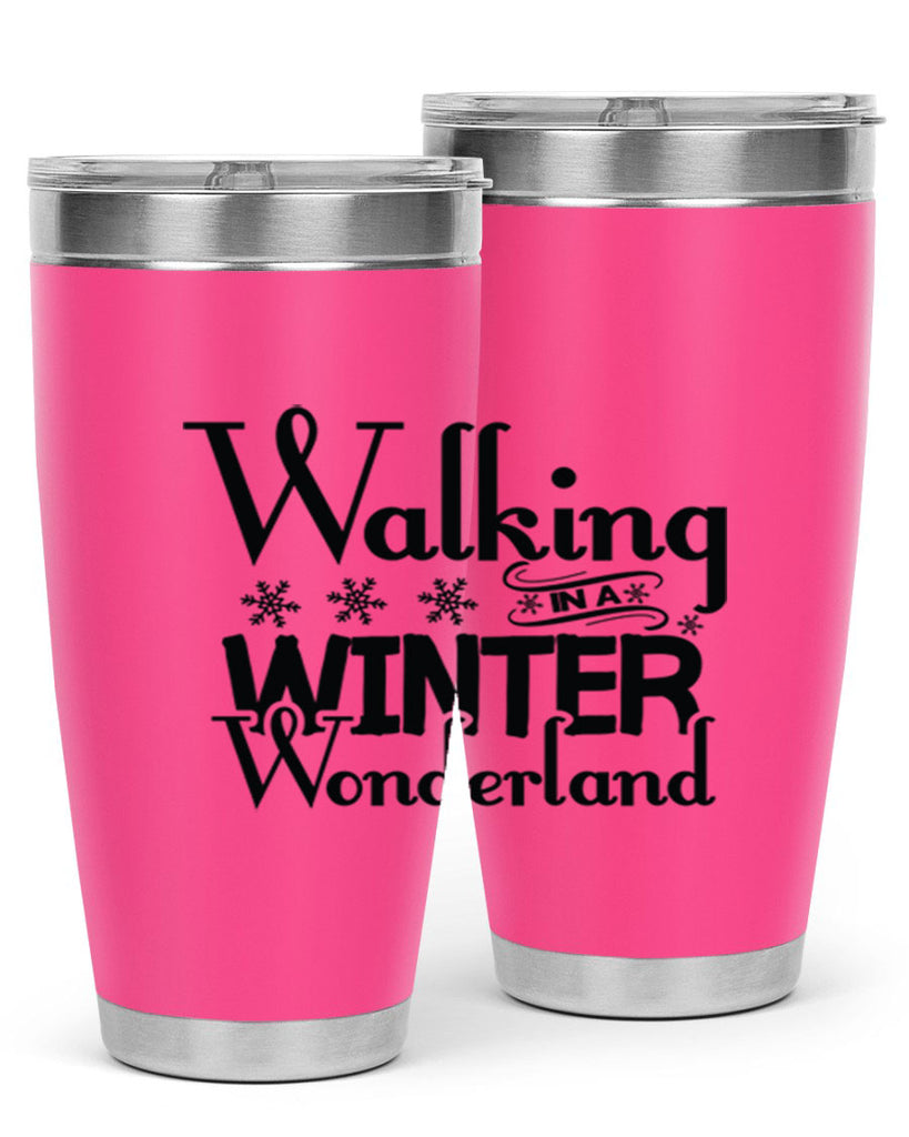 Walking in a Winter Wonderland 437#- winter- Tumbler