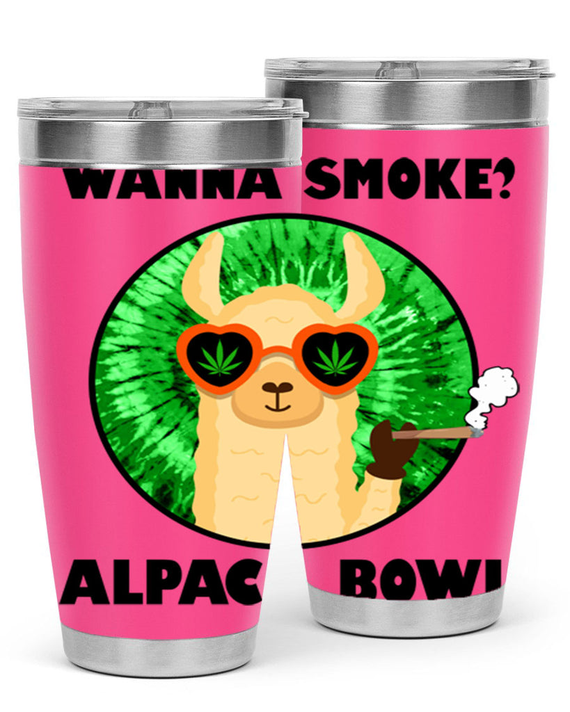 Wanna Smoke Alpaca Bowl 276#- marijuana- Tumbler