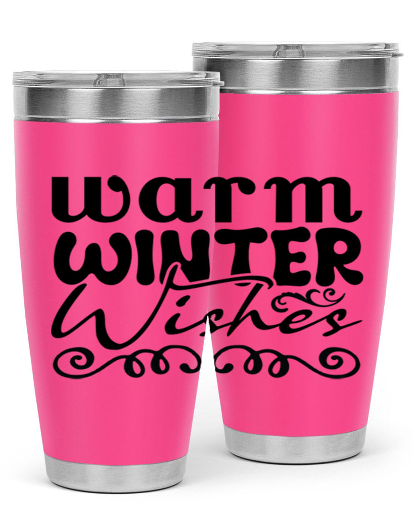 Warm winter wishes 461#- winter- Tumbler