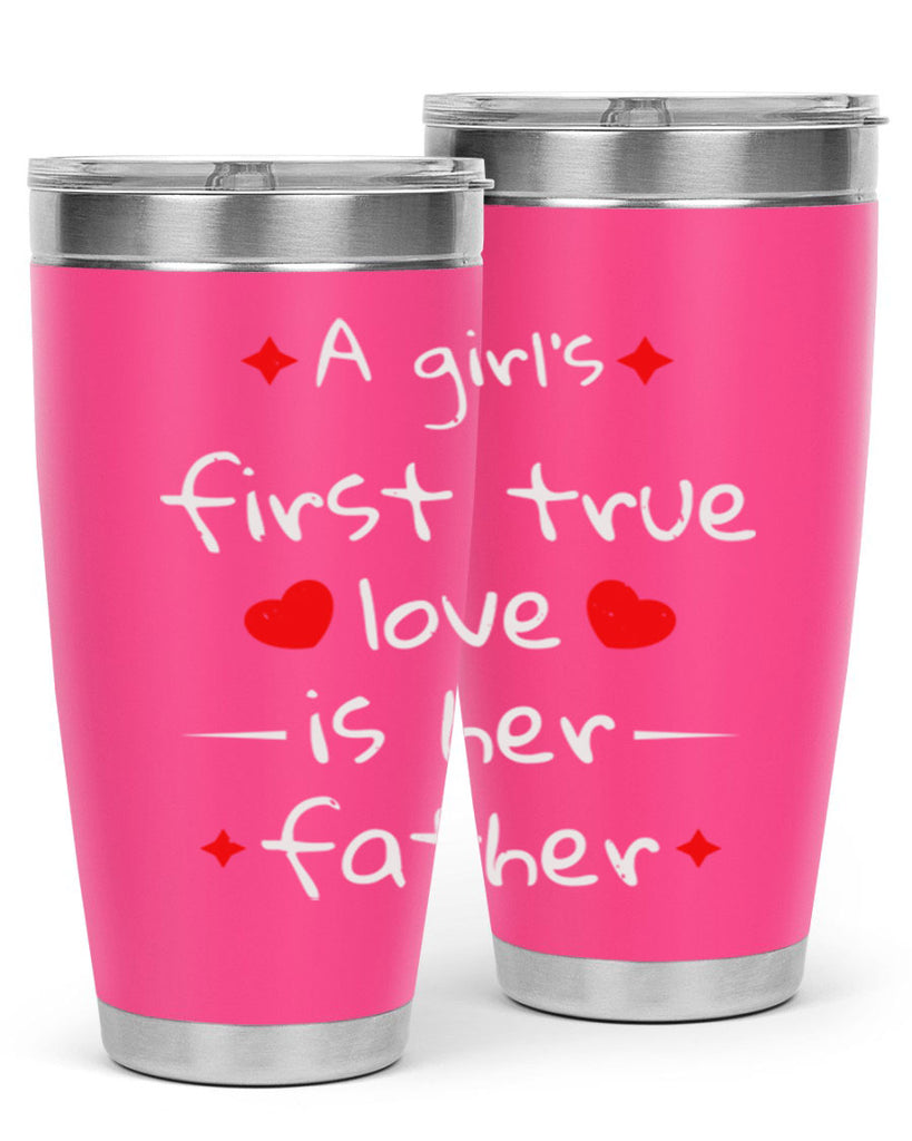 a girl’s first true 116#- fathers day- Tumbler