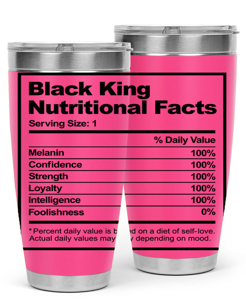 black king nutritional facts 231#- black words phrases- Cotton Tank