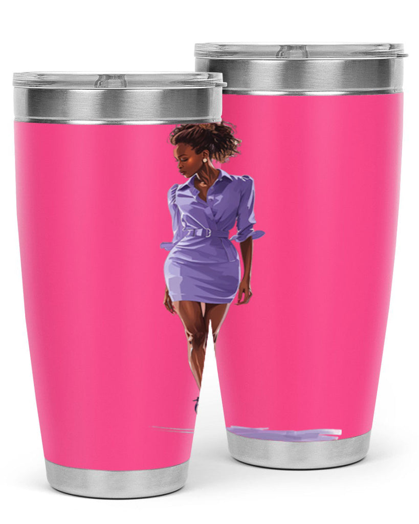 fashion girl in lavender 59#- fashion- Cotton Tank