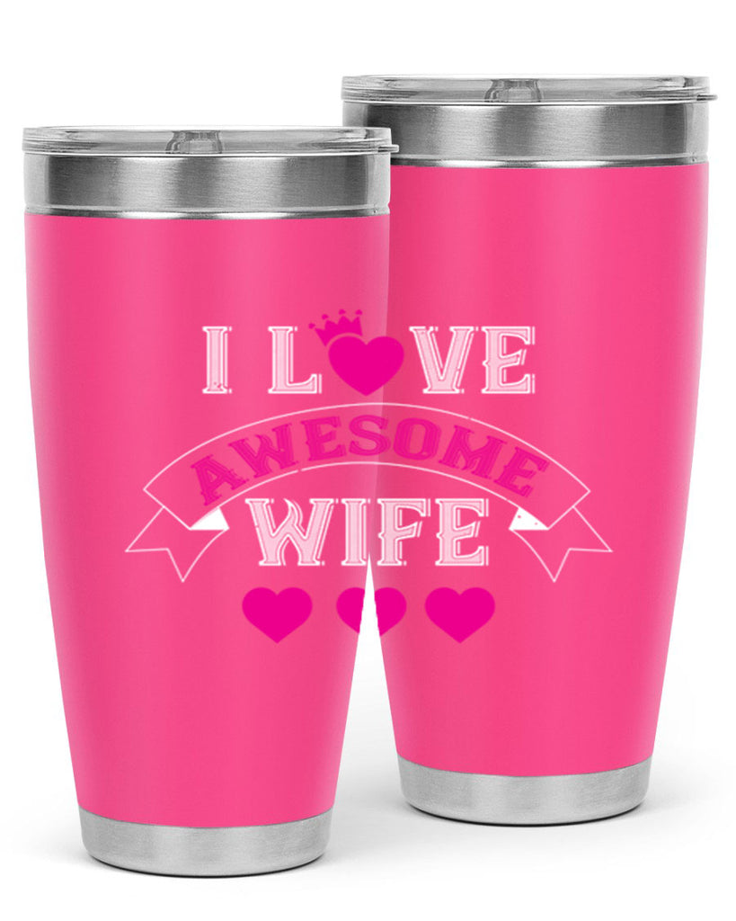 i love awesome wife 57#- valentines day- Tumbler