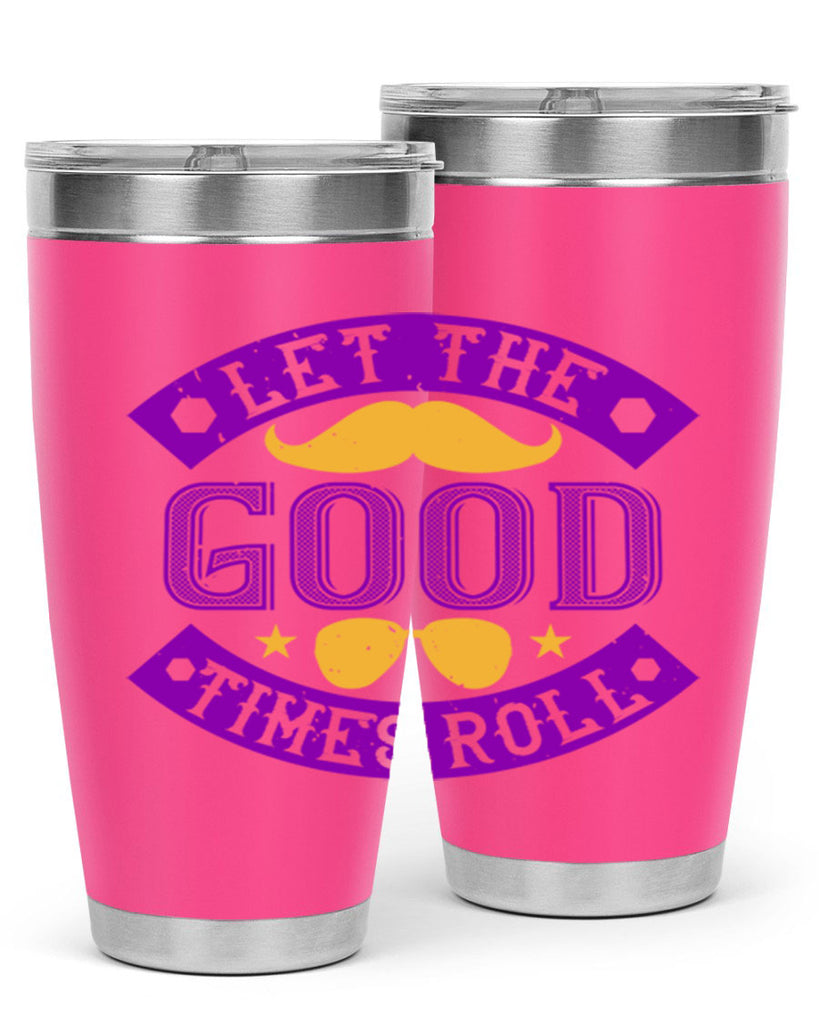 let the good times roll 52#- mardi gras- Tumbler