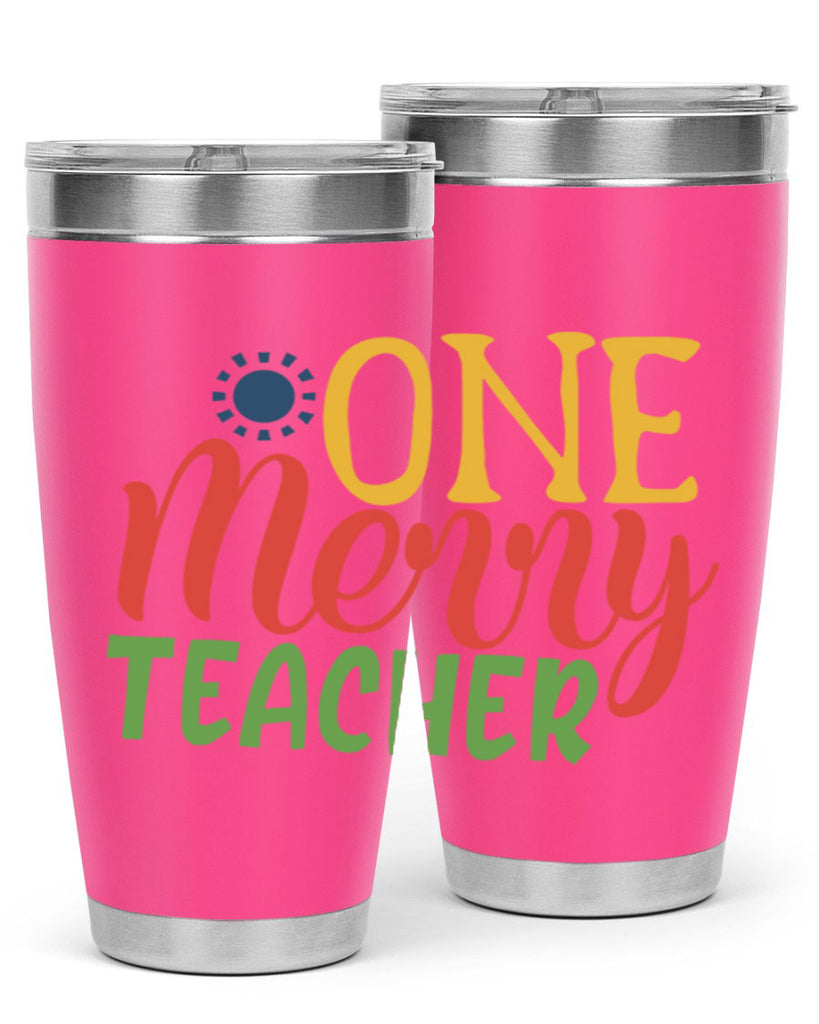 one merry teacher Style 162#- teacher- tumbler