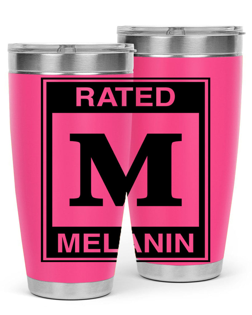 ratedm melanin 44#- black words phrases- Cotton Tank