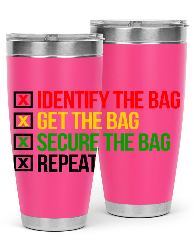 secure the bag 38#- black words phrases- Cotton Tank