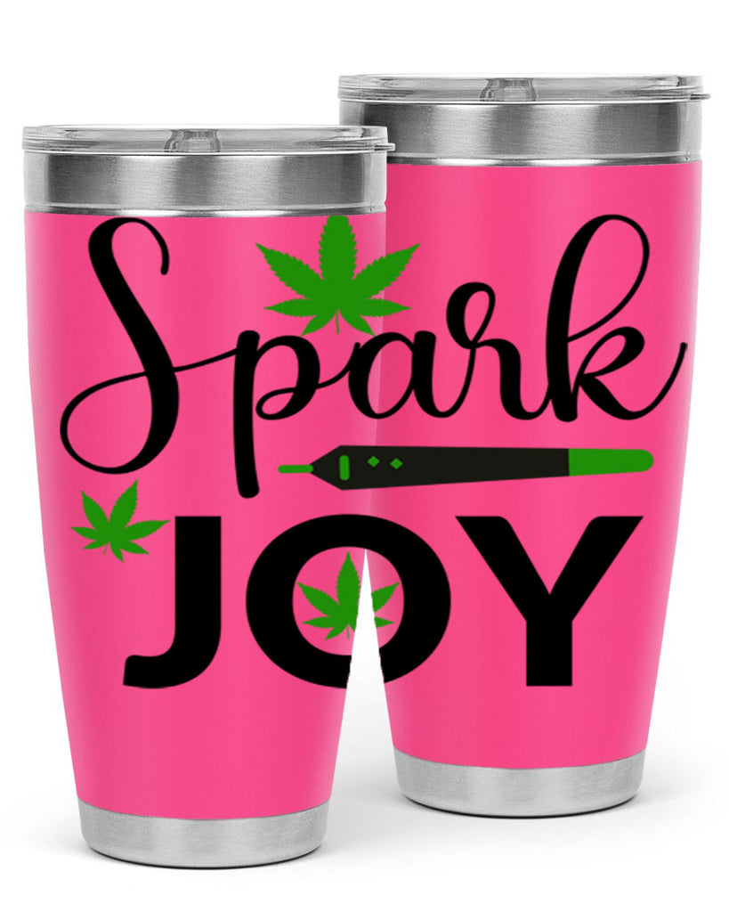 spark joy 250#- marijuana- Tumbler