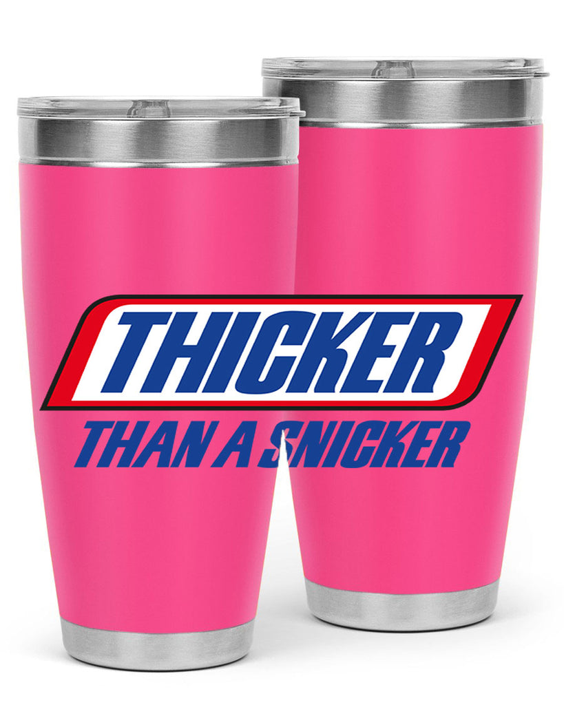 thicker than a snicker 20#- black words phrases- Cotton Tank