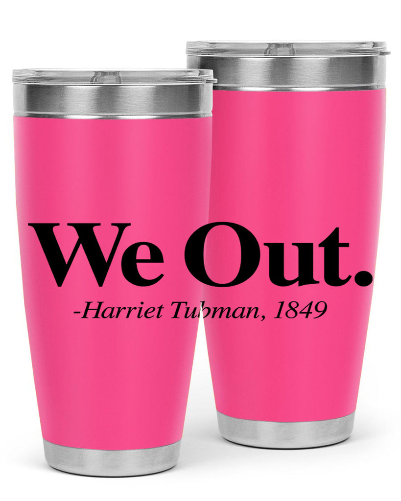 we out harriet tubman 12#- black words phrases- Cotton Tank