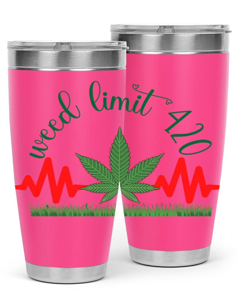 weed limit 420 cannabis hearbeat 291#- marijuana- Tumbler