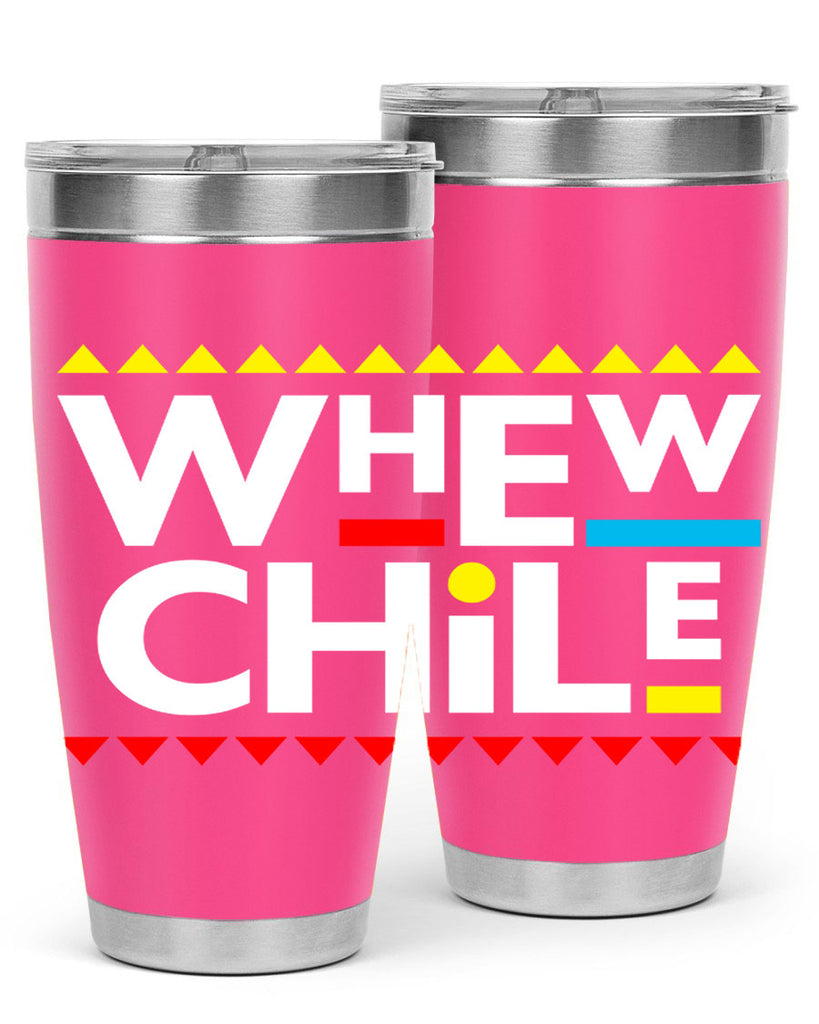 whew chile 11#- black words phrases- Cotton Tank