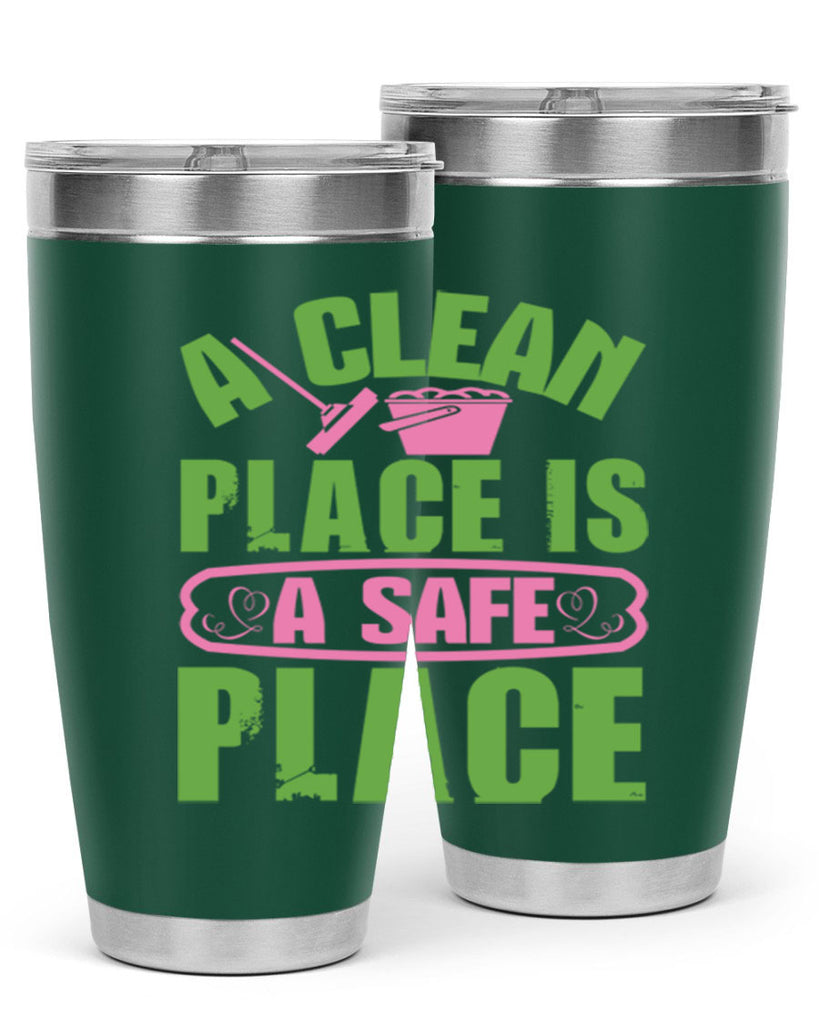 A clean place is a safe place Style 50#- cleaner- Cotton Tank