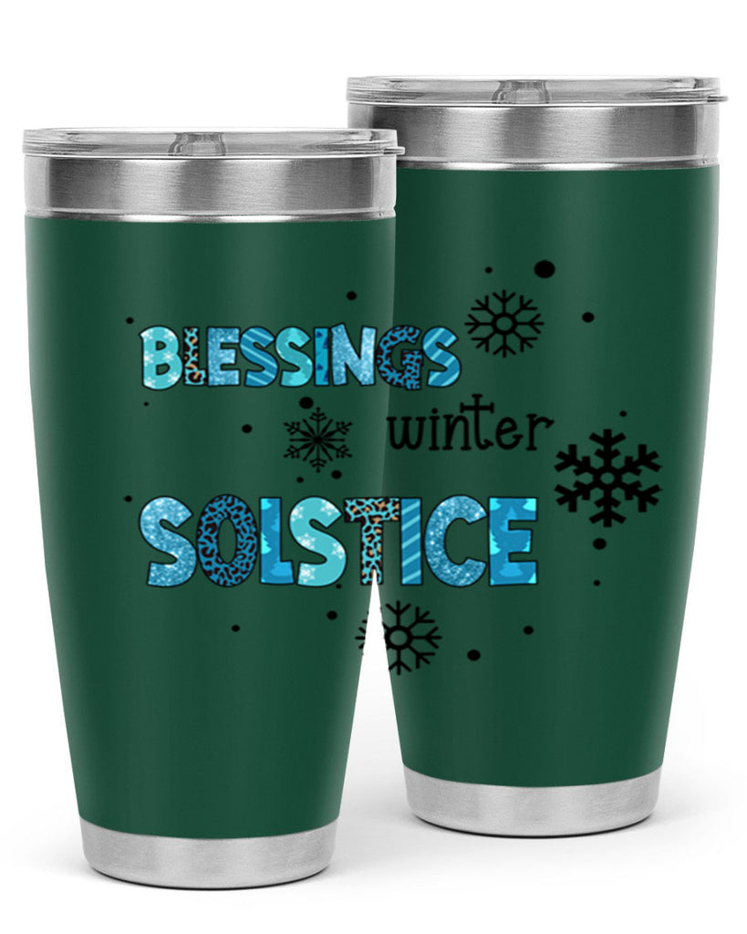 Blessings winter solstice 25#- winter- Tumbler