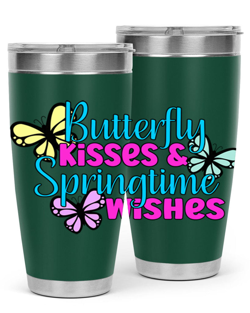 Butterfly kisses & springtime wishes95#- spring- Tumbler