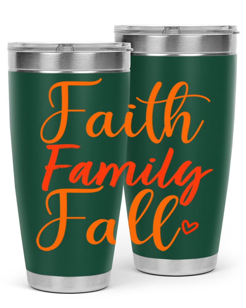 Faith Family Fall Design 81#- fall- Tumbler
