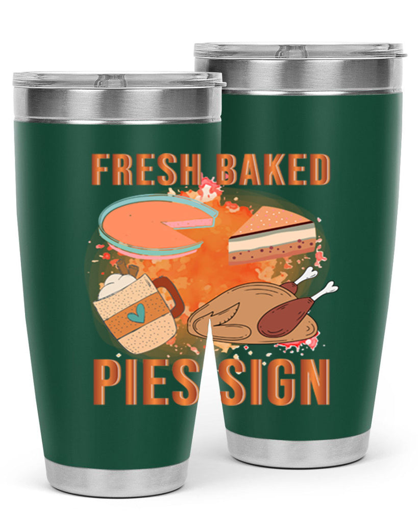 Fresh Baked Pies Sign 187#- fall- Tumbler