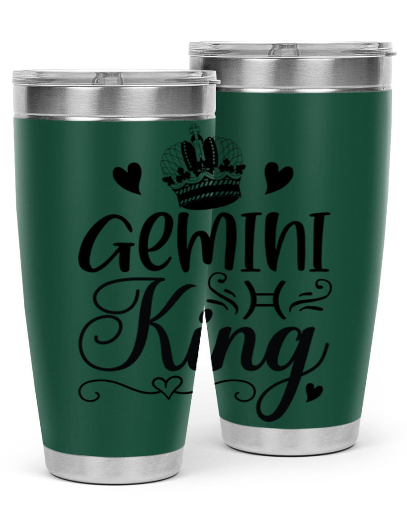 Gemini king 228#- zodiac- Tumbler
