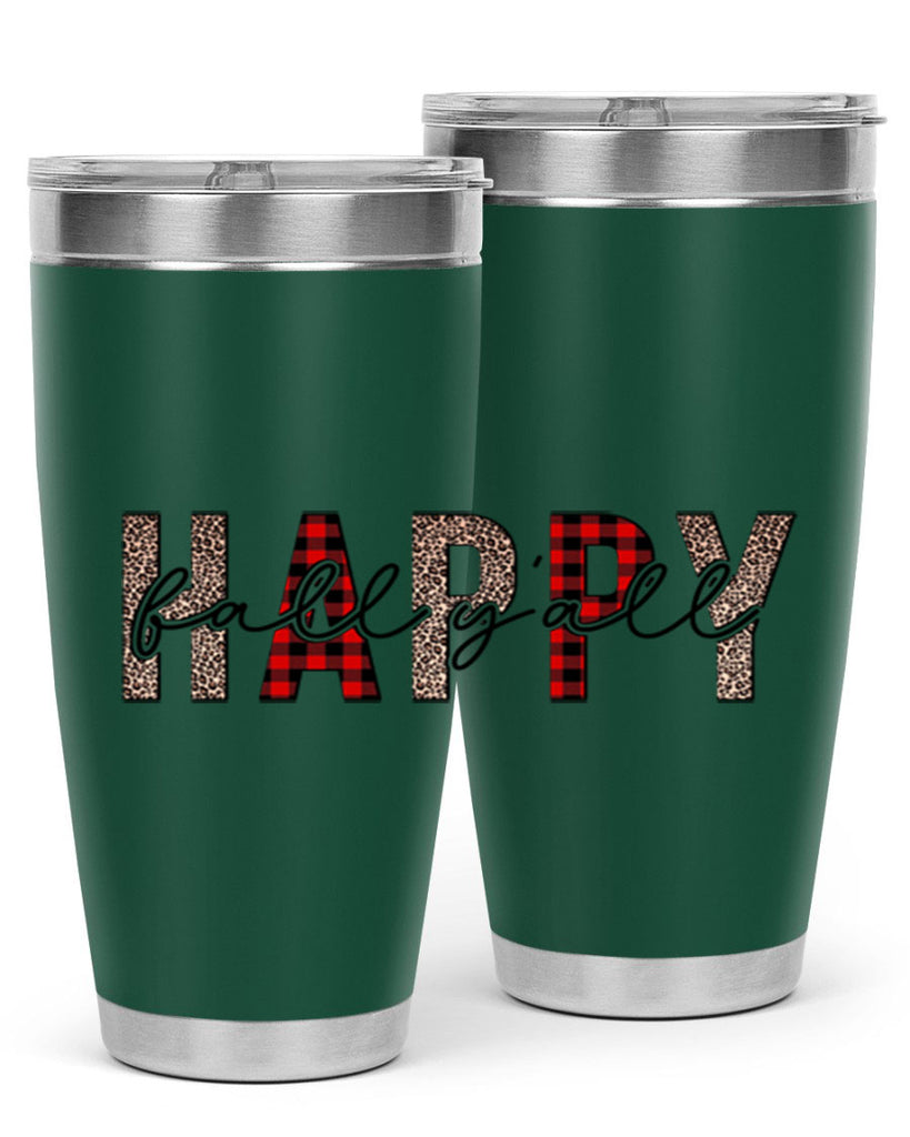 Happy Fall Y all 228#- fall- Tumbler