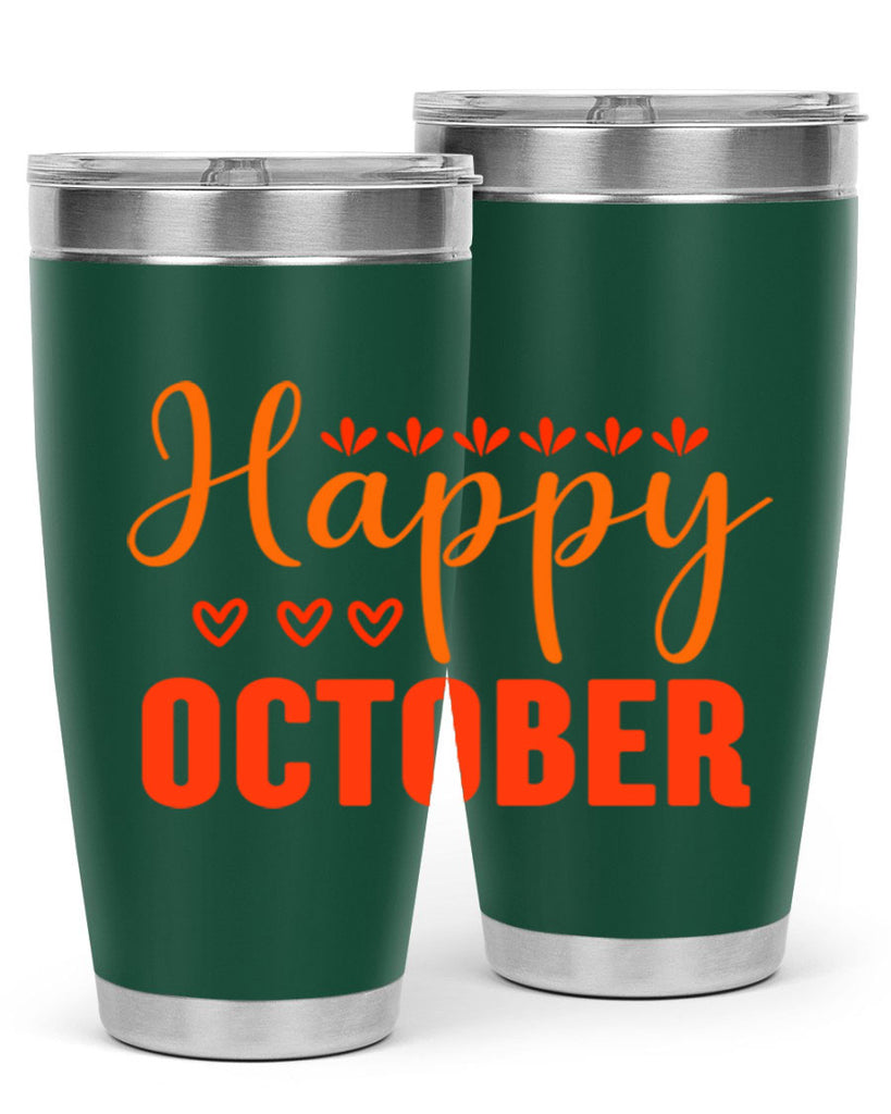 Happy October Design 237#- fall- Tumbler