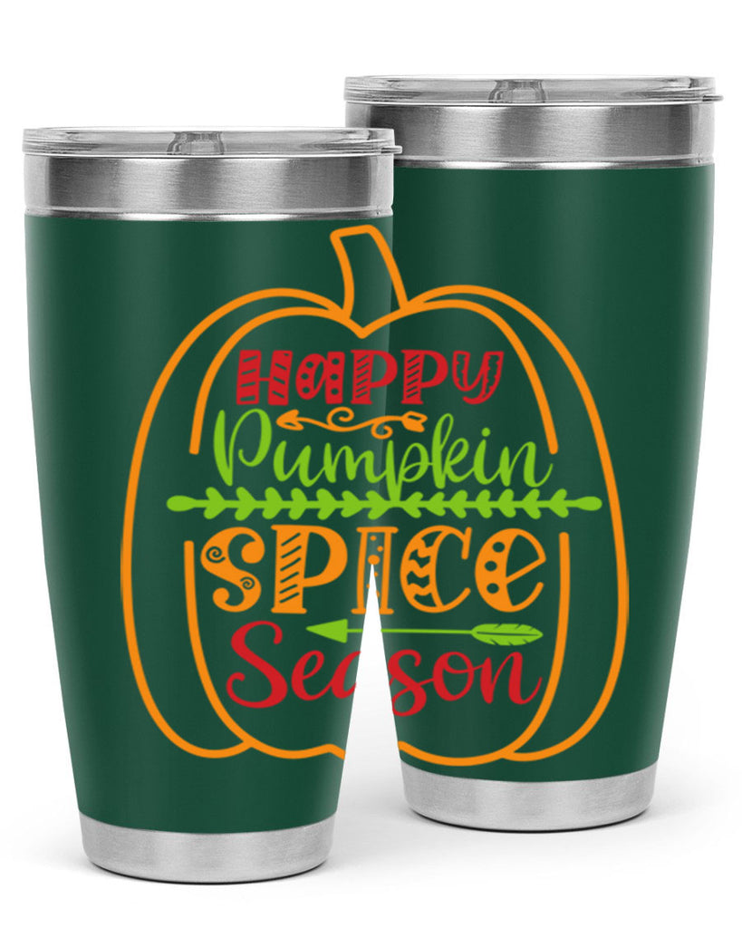 Happy Pumpkin Spice Season 243#- fall- Tumbler