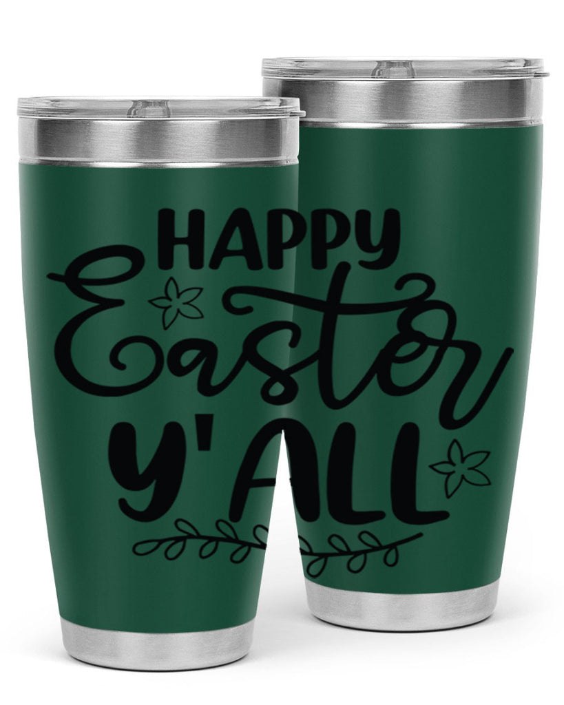Happy easter yall  177#- spring- Tumbler