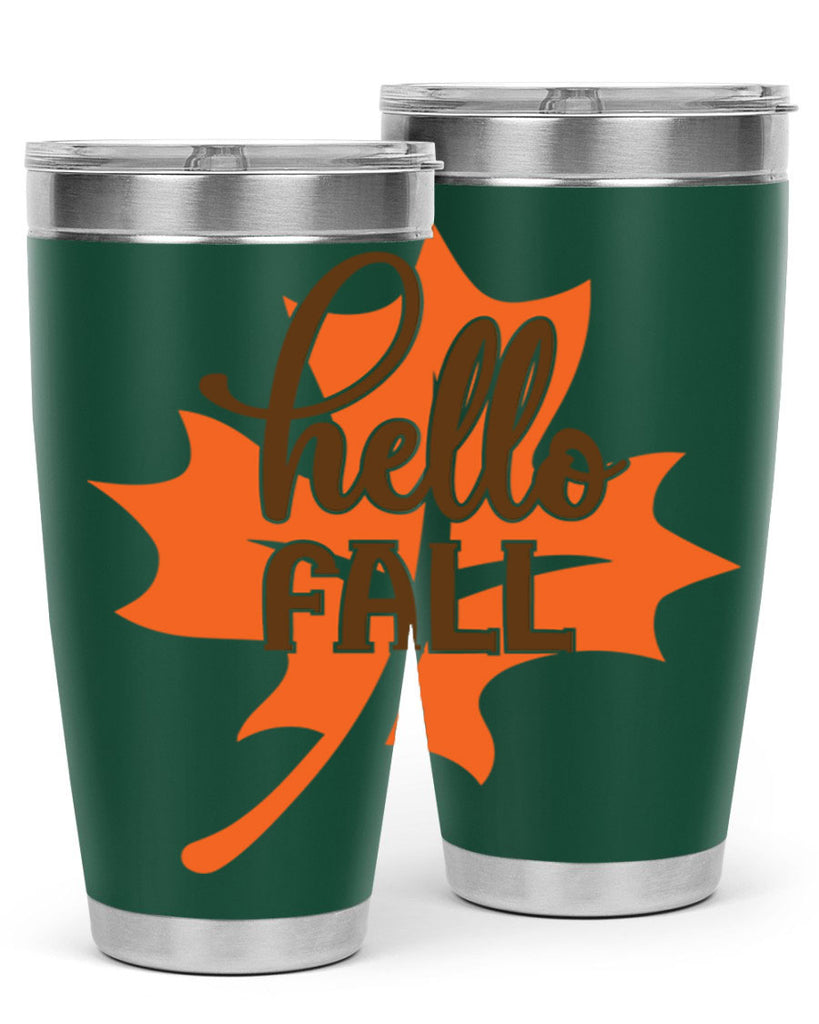 Hello Fall 273#- fall- Tumbler